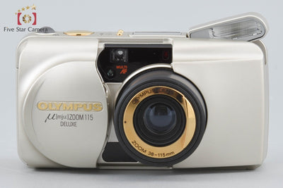 【中古】OLYMPUS オリンパス μ[mju:] ZOOM 115 DELUXE コンパクトフィルムカメラ