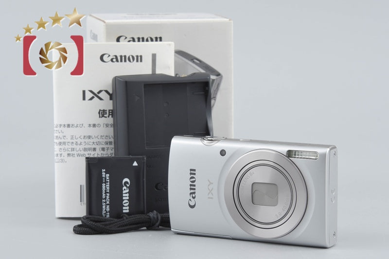 【中古】Canon キヤノン IXY 200 シルバー コンパクトデジタルカメラ 元箱付き