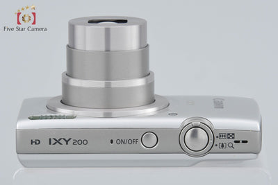 【中古】Canon キヤノン IXY 200 シルバー コンパクトデジタルカメラ 元箱付き