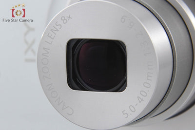 【中古】Canon キヤノン IXY 200 シルバー コンパクトデジタルカメラ 元箱付き