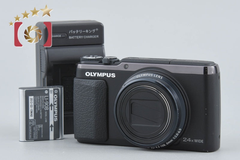【中古】OLYMPUS オリンパス STYLUS SH-60 ブラック コンパクトデジタルカメラ
