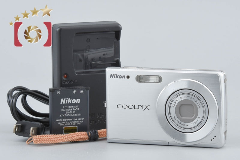 【中古】Nikon ニコン COOLPIX S200 シルバー コンパクトデジタルカメラ