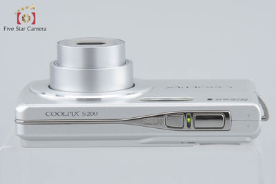 【中古】Nikon ニコン COOLPIX S200 シルバー コンパクトデジタルカメラ