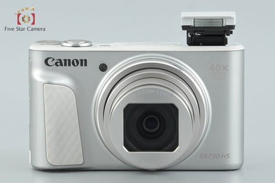 【中古】Canon キヤノン PowerShot SX730 HS シルバー コンパクトデジタルカメラ 元箱付き