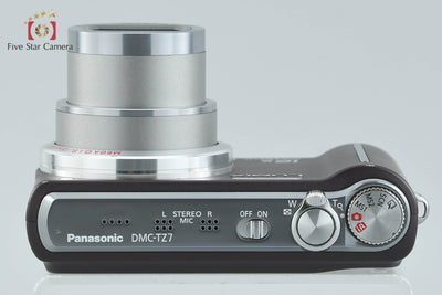 【中古】Panasonic パナソニック LUMIX DMC-TZ7 ブラウン コンパクトデジタルカメラ 元箱付き