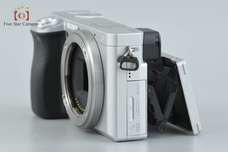 Sony α6400 ミラーレスカメラ ショット数はわずか 2233枚 中古】SONY ソニー α6400 ILCE-6400 シルバー ミラーレス一眼カメラ