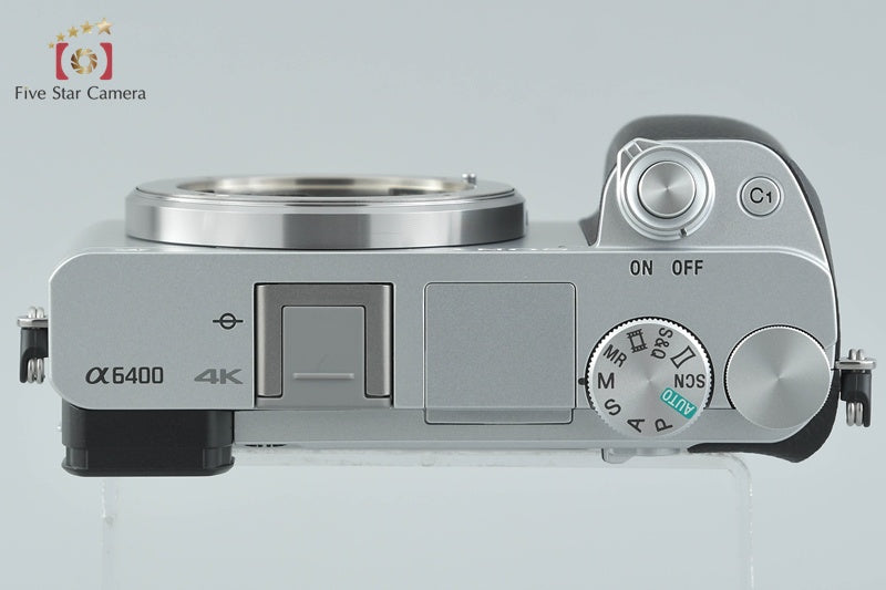 【美品 S数:9120】 ソニー SONY ILCE-6400 α6400 中古】SONY ソニー α6400 ILCE-6400 シルバー ミラーレス一眼カメラ