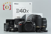 【中古】Nikon ニコン D40x ダブルズームキット シャッター回数僅少
