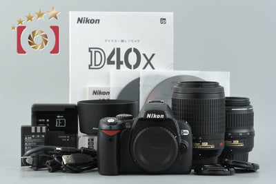 【中古】Nikon ニコン D40x ダブルズームキット シャッター回数僅少
