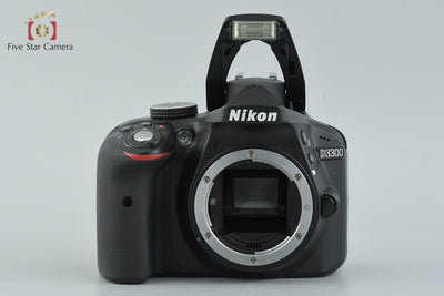 【中古】Nikon ニコン D3300 ブラック デジタル一眼レフカメラ シャッター回数僅少