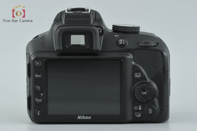 【中古】Nikon ニコン D3300 ブラック デジタル一眼レフカメラ シャッター回数僅少