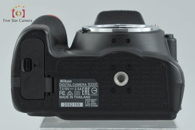 【中古】Nikon ニコン D3300 ブラック デジタル一眼レフカメラ シャッター回数僅少