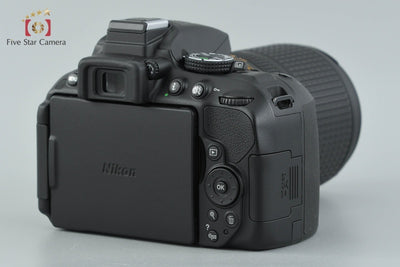 【中古】Nikon ニコン D5300 18-140 VR レンズキット ブラック シャッター回数僅少