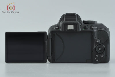 【中古】Nikon ニコン D5300 18-140 VR レンズキット ブラック シャッター回数僅少