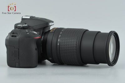 【中古】Nikon ニコン D5300 18-140 VR レンズキット ブラック シャッター回数僅少