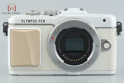 【中古】OLYMPUS オリンパス PEN Lite E-PL7 EZ ダブルズームキット ホワイト