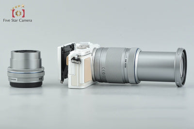 【中古】OLYMPUS オリンパス PEN Lite E-PL7 EZ ダブルズームキット ホワイト
