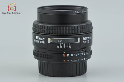 【中古】Nikon ニコン AF NIKKOR 50mm f/1.4 D