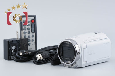【中古】SONY ソニー ハンディカム HDR-CX680 ホワイト デジタルビデオカメラ 多言語対応