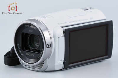 【中古】SONY ソニー ハンディカム HDR-CX680 ホワイト デジタルビデオカメラ 多言語対応