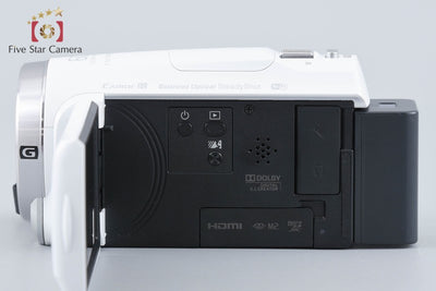 【中古】SONY ソニー ハンディカム HDR-CX680 ホワイト デジタルビデオカメラ 多言語対応