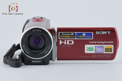 【中古】SONY ソニー HDR-CX170 レッド ビデオカメラ
