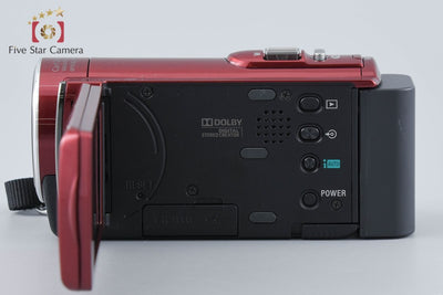 【中古】SONY ソニー HDR-CX170 レッド ビデオカメラ