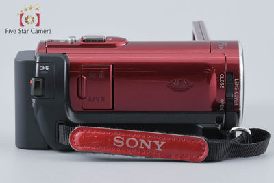 【中古】SONY ソニー HDR-CX170 レッド ビデオカメラ