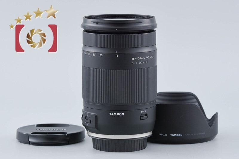 【中古】TAMRON タムロン B028 18-400mm f/3.5-6.3 Di II VC HLD キヤノン用