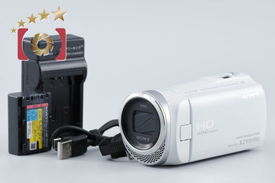 【中古】SONY ソニー HDR-CX485 ホワイト ビデオカメラ