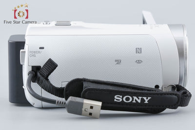 【中古】SONY ソニー HDR-CX485 ホワイト ビデオカメラ