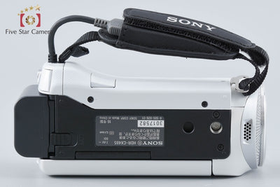 【中古】SONY ソニー HDR-CX485 ホワイト ビデオカメラ