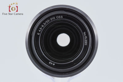 【中古】SONY ソニー E 55-210mm f/4.5-6.3 OSS SEL55210 ブラック