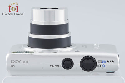 【中古】Canon キヤノン IXY 90F シルバー コンパクトデジタルカメラ