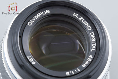 【中古】OLYMPUS オリンパス M.ZUIKO DIGITAL 45mm f/1.8 シルバー