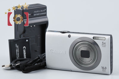 【中古】Canon キヤノン PowerShot A2300 シルバー コンパクトデジタルカメラ