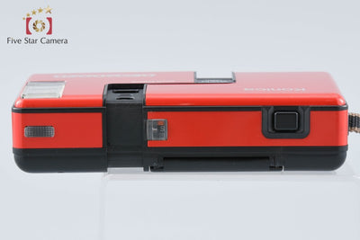 【中古】KONICA コニカ RECORDER レッド コンパクトフィルムカメラ