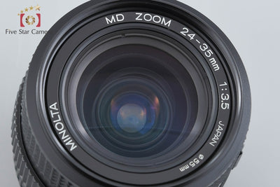 【中古】MINOLTA ミノルタ New MD 24-35mm f/3.5
