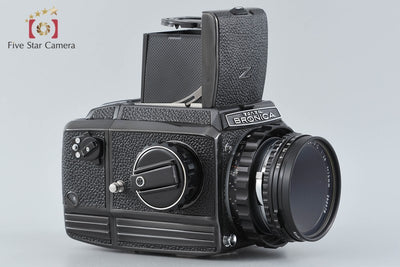 【中古】ZENZA BRONICA ゼンザブロニカ S2 後期 ブラック + Nikon NIKKOR-P.C 75mm f/2.8