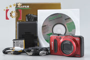 【中古】FUJIFILM 富士フイルム FINEPIX F550EXR レッド コンパクトデジタルカメラ 元箱付き