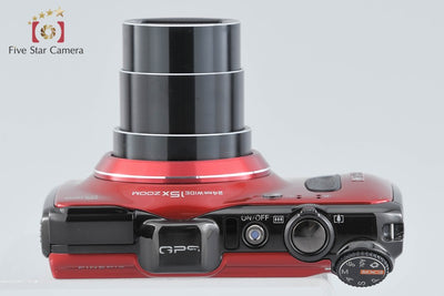 【中古】FUJIFILM 富士フイルム FINEPIX F550EXR レッド コンパクトデジタルカメラ 元箱付き