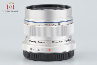 【中古】OLYMPUS オリンパス M.ZUIKO DIGITAL ED 12mm f/2.0 シルバー