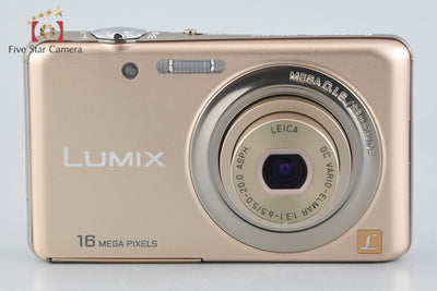 【中古】Panasonic パナソニック LUMIX DMC-FH7 シャインゴールド コンパクトデジタルカメラ