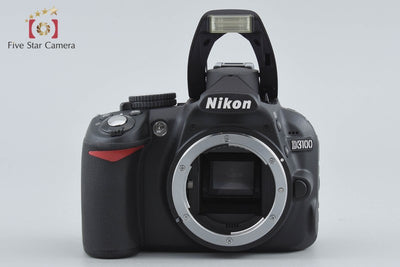 【中古】Nikon ニコン D3100 18-55 VR レンズキット ブラック シャッター回数僅少