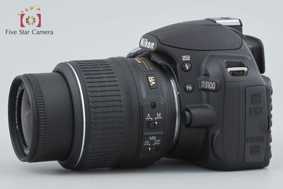 【中古】Nikon ニコン D3100 18-55 VR レンズキット ブラック シャッター回数僅少