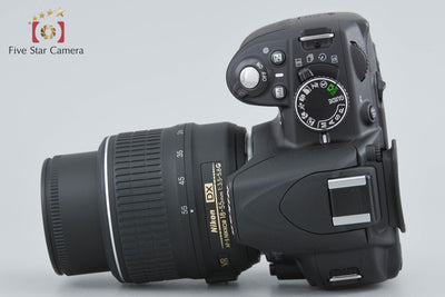 【中古】Nikon ニコン D3100 18-55 VR レンズキット ブラック シャッター回数僅少