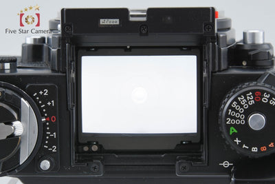 【中古】Nikon ニコン F3 アイレベル 初期レザー フィルム一眼レフカメラ MF-14 データバック付属