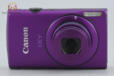 【中古】Canon キヤノン IXY 600F パープル コンパクトデジタルカメラ