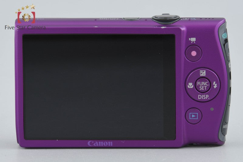 中古】Canon キヤノン IXY 600F パープル コンパクトデジタルカメラ