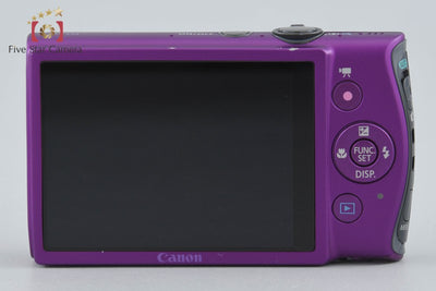 【中古】Canon キヤノン IXY 600F パープル コンパクトデジタルカメラ